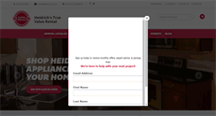 Desktop Screenshot of heidricktruevalue.com